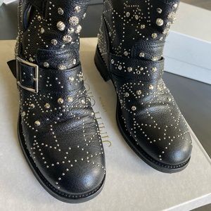 jimmy Choo Studded leather ankle boot